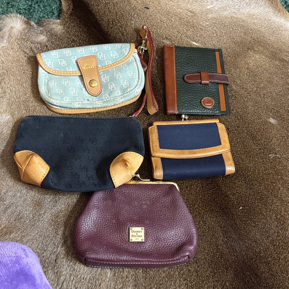 Various Dooney & Bourke small leather goods